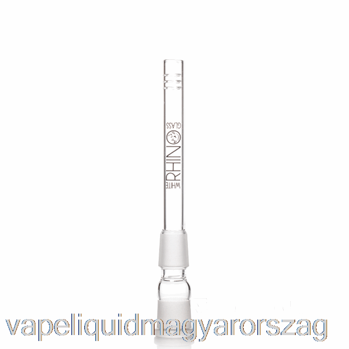 Fehér Orrszarvú 19/19 üveg Alsószárú 5 Hüvelykes Vape Toll